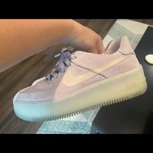 Lilac Nike Airforce 1s
